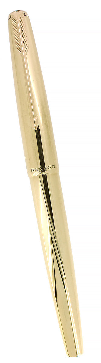 CIRCA 1958 PARKER 61 PRESIDENTIAL 14K SOLID GOLD SMOOTH OVERLAY FOUNTA