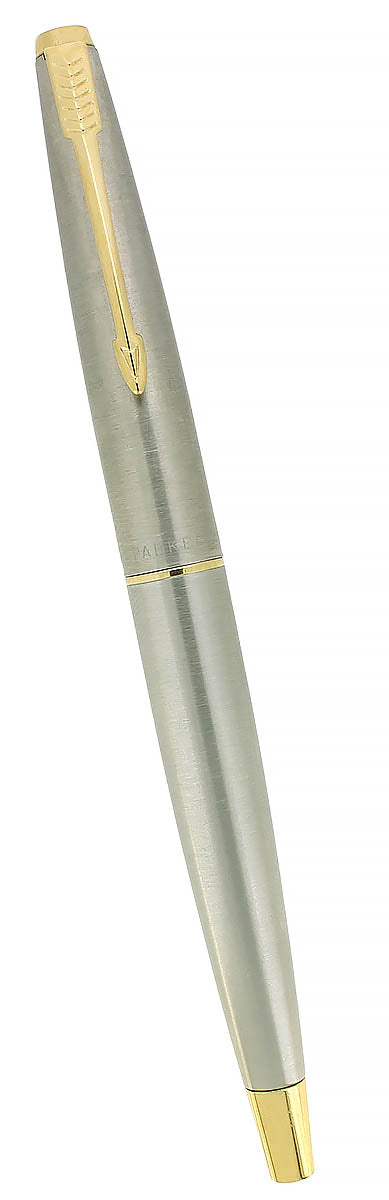 CIRCA 1979 PARKER 45 FLIGHTER DELUXE STAINLESS STEEL FOUNTAIN PEN