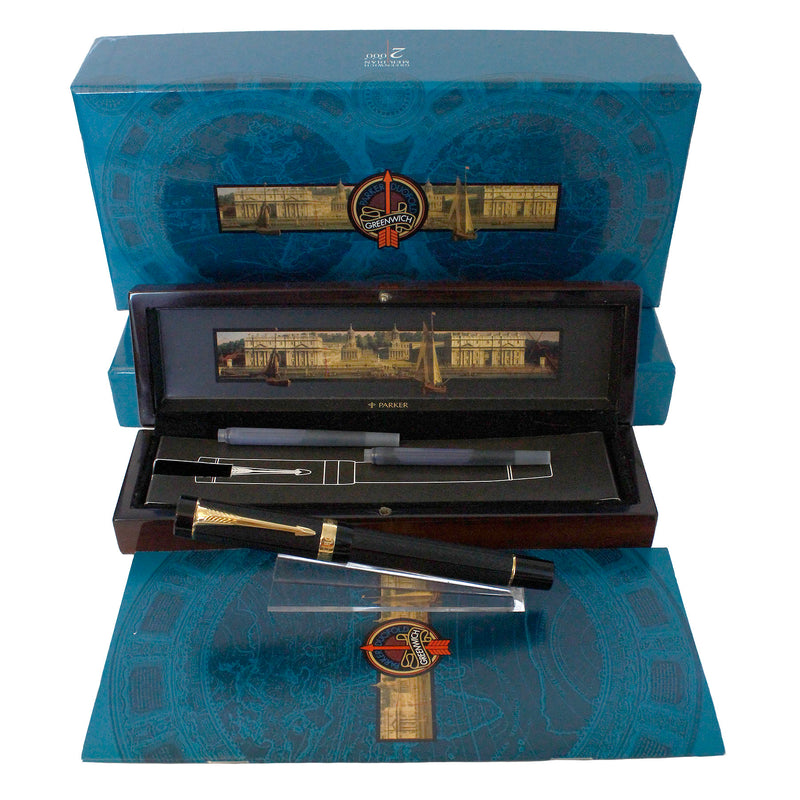 1999 PARKER DUOFOLD CENTENNIAL GREENWICH SPECIAL EDITION FOUNTAIN PEN NEW OLD STOCK OFFERED BY ANTIQUE DIGGER