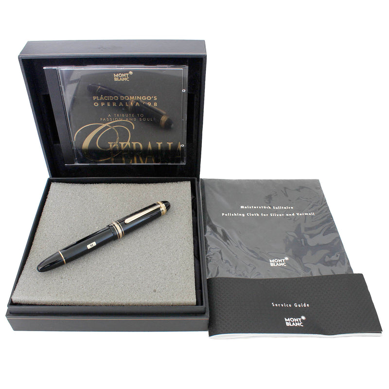 1999 75TH ANNIVERSARY MONTBLANC MEISTERSTUCK 149 SPECIAL EDITION FOUNTAIN PEN NEVER INKED