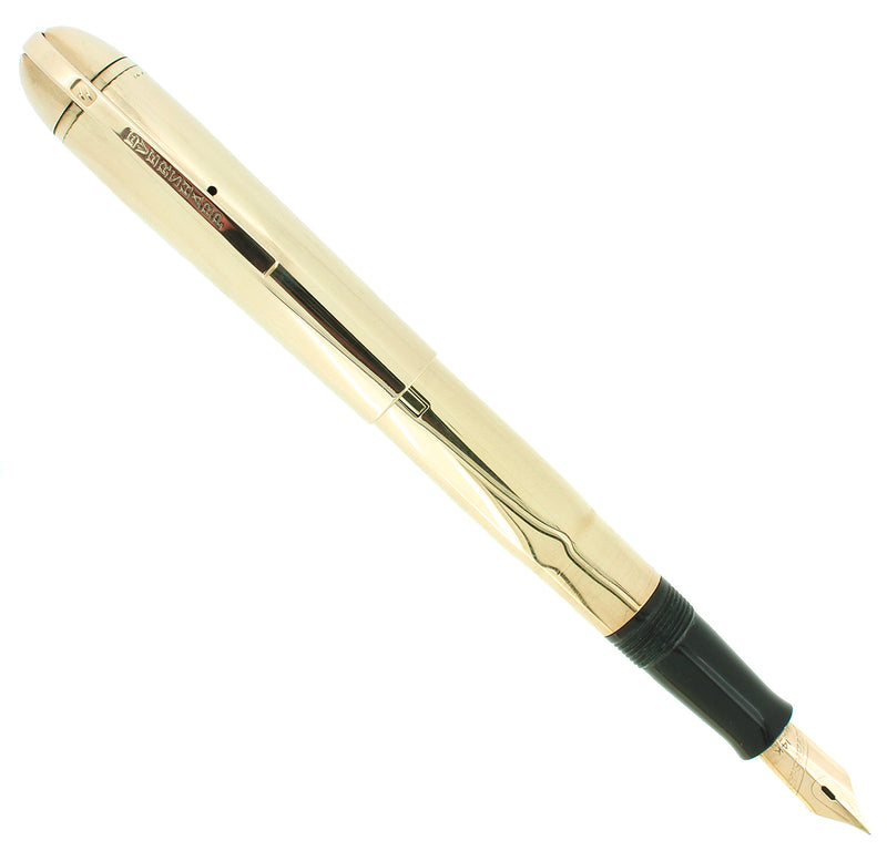 C1943 EVERSHARP COMMAND PERFORMANCE 14K GOLD SKYLINE FOUNTAIN PEN RESTORED OFFERED BY ANTIQUE DIGGER