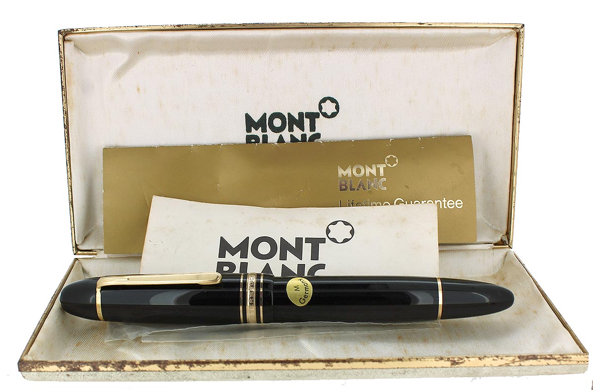 C1972 MONTBLANC MEISTERSTUCK N°149 FOUNTAIN PEN 18C NIB GERMANY