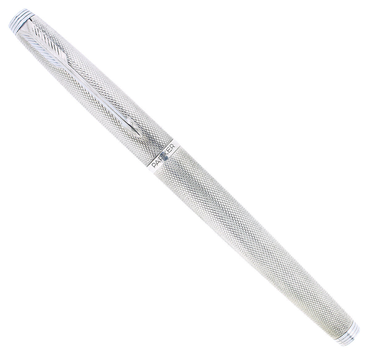 C1980 PARKER 75 GRAIN D'ORGE 14K GOLD FINE NIB FOUNTAIN PEN RESTORED
