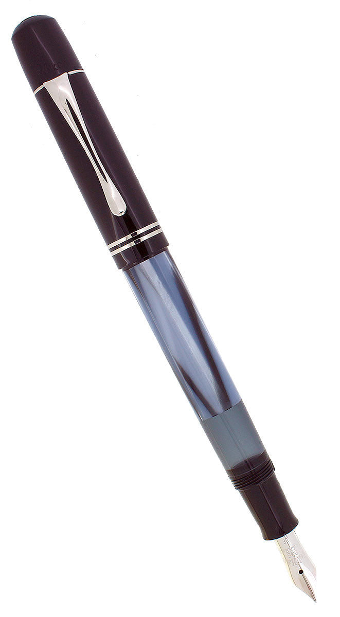2019 PELIKAN M101N SPECIAL EDITION BLUE GRAY FOUNTAIN PEN NEVER INKED IN GIFT BOX OFFERED BY ANTIQUE DIGGER