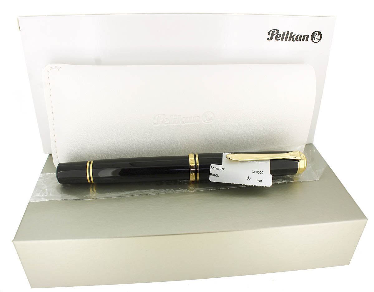 2022 PELIKAN M1000 SOUVERAN GOLD TRIM 18C F-BBB 2.03MM FLEX