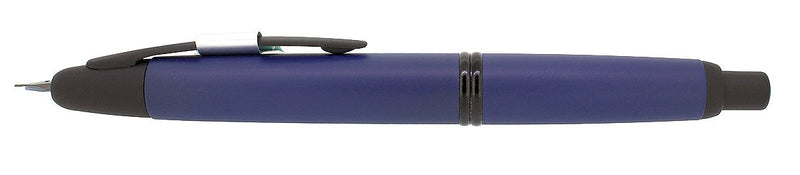 PILOT NAMIKI VANISHING POINT MATTE BLUE WITH BLACK TRIM 18K NIB FOUNTAIN PEN OFFERED BY ANTIQUE DIGGER