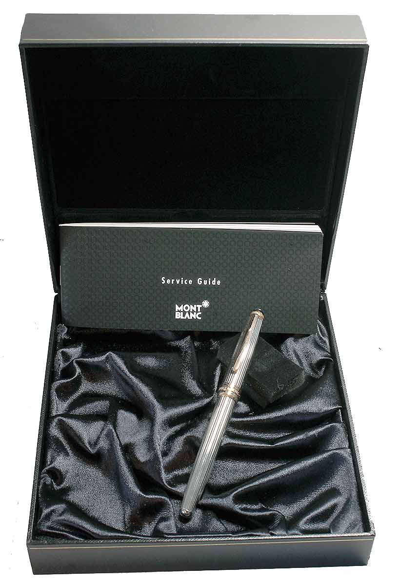 MONTBLANC 1924 LIMITED EDITION 75 ANNIVERSARY 144 STERLING SILVER FOUN