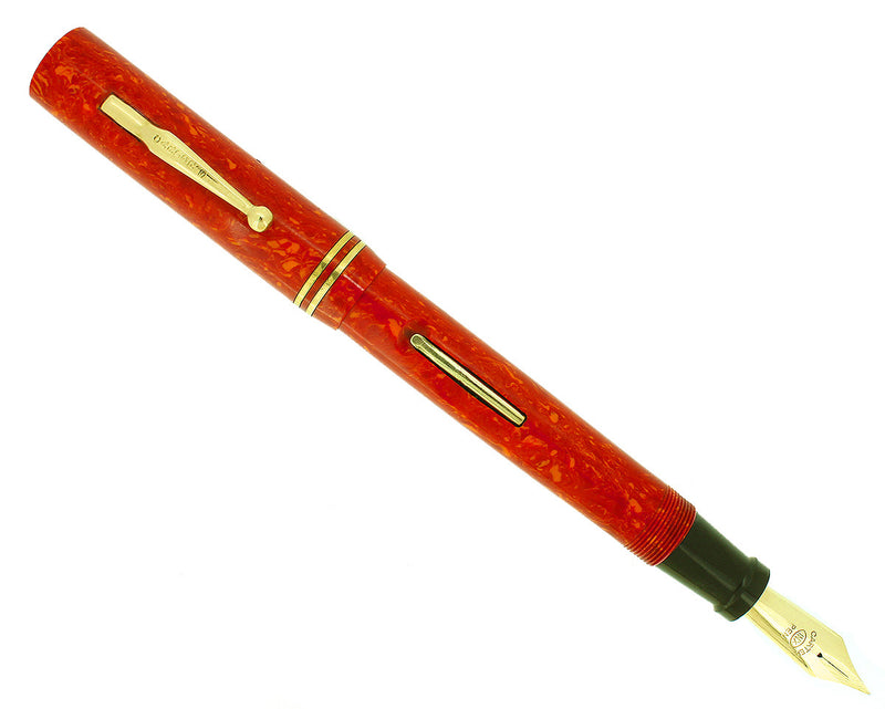 SCARCE CIRCA 1928 CARTER'S OVERSIZE 10117 CORAL FOUNTAIN PEN NEAR MINT CONDITION OFFERED BY ANTIQUE DIGGER