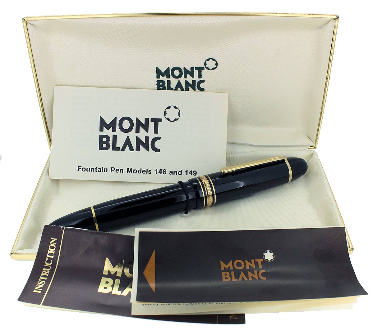 VINTAGE MONTBLANC MEISTERSTUCK N°149 FOUNTAIN PEN 14C 585 NIB