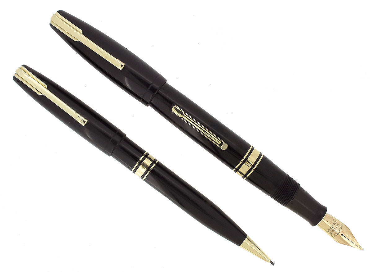 1941 WATERMAN JET BLACK 100 YEAR STANDARD SIZE FOUNTAIN PEN