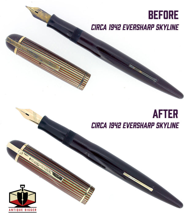 Vintage Eversharp Skyline Fountain Pen Restoration