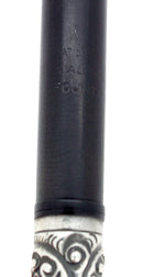 C1908 WATERMAN 222 BHR TAPER CAP STERLING CHASED PATTERN EYEDROPPER FOUNTAIN PEN NEAR MINT COND OFFERED BY ANTIQUE DIGGER