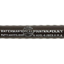 CIRCA 1917 WATERMAN 22 BCHR TAPER CAP EYEDROPPER FOUNTAIN PEN NEAR MINT OFFERED BY ANTIQUE DIGGER