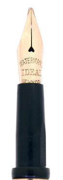 1919 WATERMAN 322 BHR TAPER CAP 9CT SMOOTH GOLD OVERLAY EYEDROPPER FOUNTAIN PEN OFFERED BY ANTIQUE DIGGER