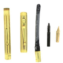 1923 MABIE TODD SWAN GOLD FILLED ENGINE TURNED OVERLAY FOUNTAIN PEN RESTORED OFFERED BY ANTIQUE DIGGER