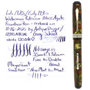 1920S WATERMAN PATRICIAN MOSS AGATE 14K F-BB SEMI-FLEX NIB FOUNTAIN PEN RESTORED NEAR MINT OFFERED BY ANTIQUE DIGGER