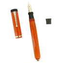 SCARCE CIRCA 1923 DUOFOLD SENIOR RED HARD RUBBER LARGE IMPRINT FOUNTAIN PEN RESTORED OFFERED BY ANTIQUE DIGGER