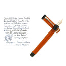 SCARCE CIRCA 1923 DUOFOLD SENIOR RED HARD RUBBER LARGE IMPRINT FOUNTAIN PEN RESTORED OFFERED BY ANTIQUE DIGGER