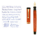 SCARCE C1923 DUOFOLD SENIOR RED HARD RUBBER LARGE IMPRINT FOUNTAIN PEN RESTORED OFFERED BY ANTIQUE DIGGER