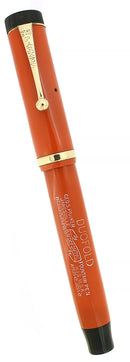 SCARCE C1923 DUOFOLD SENIOR RED HARD RUBBER LARGE IMPRINT FOUNTAIN PEN RESTORED OFFERED BY ANTIQUE DIGGER