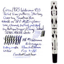 1923 WATERMAN 455 STERLING TREFOIL VINE PATTERN FOUNTAIN PEN RESTORED OFFERED BY ANTIQUE DIGGER
