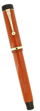 CIRCA 1925 DUOFOLD SENIOR RED HARD RUBBER FOUNTAIN PEN RESTORED OFFERED BY ANTIQUE DIGGER