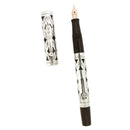 CIRCA 1925 WATERMAN 452 STERLING OVERLAY FOUNTAIN PEN RESTORED OFFERED BY ANTIQUE DIGGER