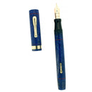 C1926 CONKLIN SENIOR ENDURA SAPPHIRE BLUE FOUNTAIN PEN RESTORED MINT OFFERED BY ANTIQUE DIGGER