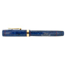 C1926 CONKLIN SENIOR ENDURA SAPPHIRE BLUE FOUNTAIN PEN RESTORED MINT OFFERED BY ANTIQUE DIGGER