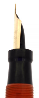 CIRCA 1926 PARKER DUOFOLD SENIOR BIG RED LUCKY CURVE FOUNTAIN PEN RESTORED OFFERED BY ANTIQUE DIGGER