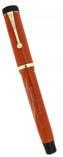 CIRCA 1926 PARKER DUOFOLD SENIOR BIG RED LUCKY CURVE FOUNTAIN PEN RESTORED OFFERED BY ANTIQUE DIGGER