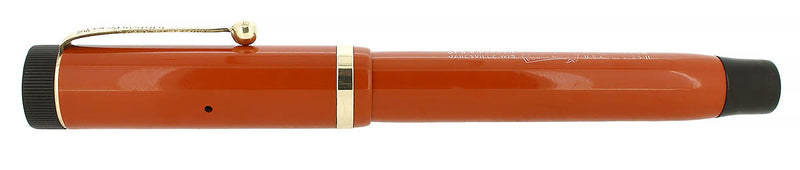 CIRCA 1926 PARKER DUOFOLD SENIOR BIG RED LUCKY CURVE FOUNTAIN PEN RESTORED OFFERED BY ANTIQUE DIGGER