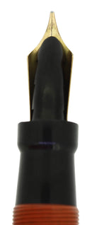 CIRCA 1926 PARKER DUOFOLD SENIOR BIG RED LUCKY CURVE FOUNTAIN PEN RESTORED OFFERED BY ANTIQUE DIGGER