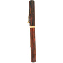 1927 WATERMAN #56 RED WOODGRAIN #6 14K MEDIUM NIB FOUNTAIN PEN RESTORED