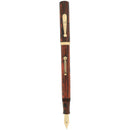 1927 WATERMAN #56 RED WOODGRAIN #6 14K MEDIUM NIB FOUNTAIN PEN RESTORED