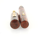 1927 WATERMAN #56 RED WOODGRAIN #6 14K MEDIUM NIB FOUNTAIN PEN RESTORED