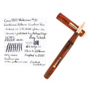 SCARCE C1927 WATERMAN 58 WOOD GRAIN F-BBB FLEX NIB FOUNTAIN PEN RESTORED OFFERED BY ANTIQUE DIGGER