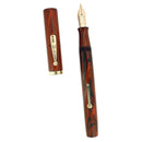 SCARCE C1927 WATERMAN 58 WOOD GRAIN F-BBB FLEX NIB FOUNTAIN PEN RESTORED OFFERED BY ANTIQUE DIGGER
