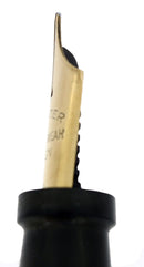 RARE C1928 CARTER'S OVERSIZE BLUE MARBLED W/BLACK ENDS FOUNTAIN PEN RESTORED OFFERED BY ANTIQUE DIGGER