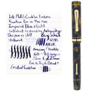 STICKERED 1929 CONKLIN ENDURA IMPERIAL BLUE AND GOLD FOUNTAIN PEN RESTORED SCARCE OFFERED BY ANTIQUE DIGGER
