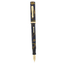 STICKERED 1929 CONKLIN ENDURA IMPERIAL BLUE AND GOLD FOUNTAIN PEN RESTORED SCARCE OFFERED BY ANTIQUE DIGGER