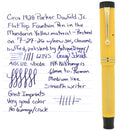 1928 PARKER DUOFOLD JR MANDARIN YELLOW FOUNTAIN PEN RESTORED EXCELLENT OFFERED BY ANTIQUE DIGGER