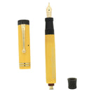 1928 PARKER DUOFOLD JR MANDARIN YELLOW FOUNTAIN PEN RESTORED EXCELLENT OFFERED BY ANTIQUE DIGGER
