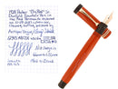 CIRCA 1928 PARKER DUOFOLD SENIOR RED PERMANITE FOUNTAIN PEN RESTORED OFFERED BY ANTIQUE DIGGER