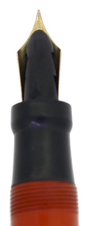 CIRCA 1928 PARKER DUOFOLD SENIOR RED PERMANITE FOUNTAIN PEN RESTORED OFFERED BY ANTIQUE DIGGER