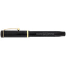 1928 PARKER DUOFOLD SENIOR JET BLACK LUCKY CURVE FOUNTAIN PEN RESTORED OFFERED BY ANTIQUE DIGGER