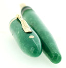 CIRCA 1929 SHEAFFER OVERSIZE JADE GREEN BALANCE FOUNTAIN PEN RESTORED OFFERED BY ANTIQUE DIGGER
