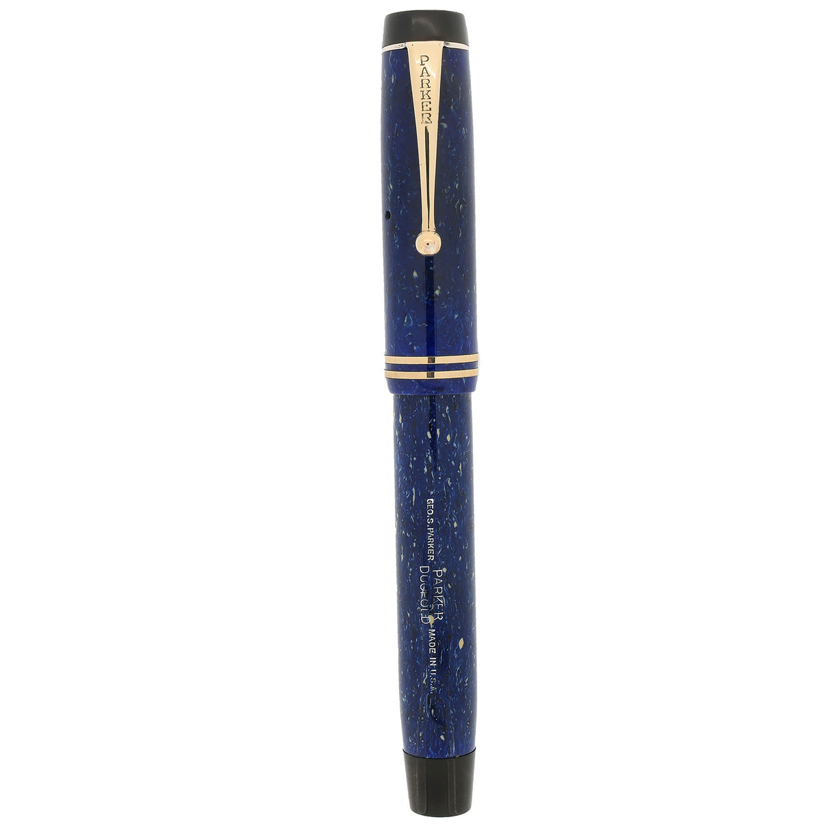 CIRCA 1929 DUOFOLD STREAMLINE SENIOR LAPIS FOUNTAIN PEN F TO B NIB