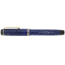 CIRCA 1929 SENIOR DUOFOLD STREAMLINE LAPIS BLUE FOUNTAIN PEN RESTORED OFFERED BY ANTIQUE DIGGER