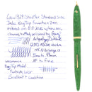 SCARCE 1929 SHEAFFER JADE GREEN STANDARD SIZE RING TOP BALANCE FOUNTAIN PEN RESTORED OFFERED BY ANTIQUE DIGGER